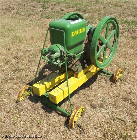 The smallest and most numerous of the Model "E" is the 1-12 HP, with a 3" bore and a 4" stroke. . John deere hit and miss engine for sale